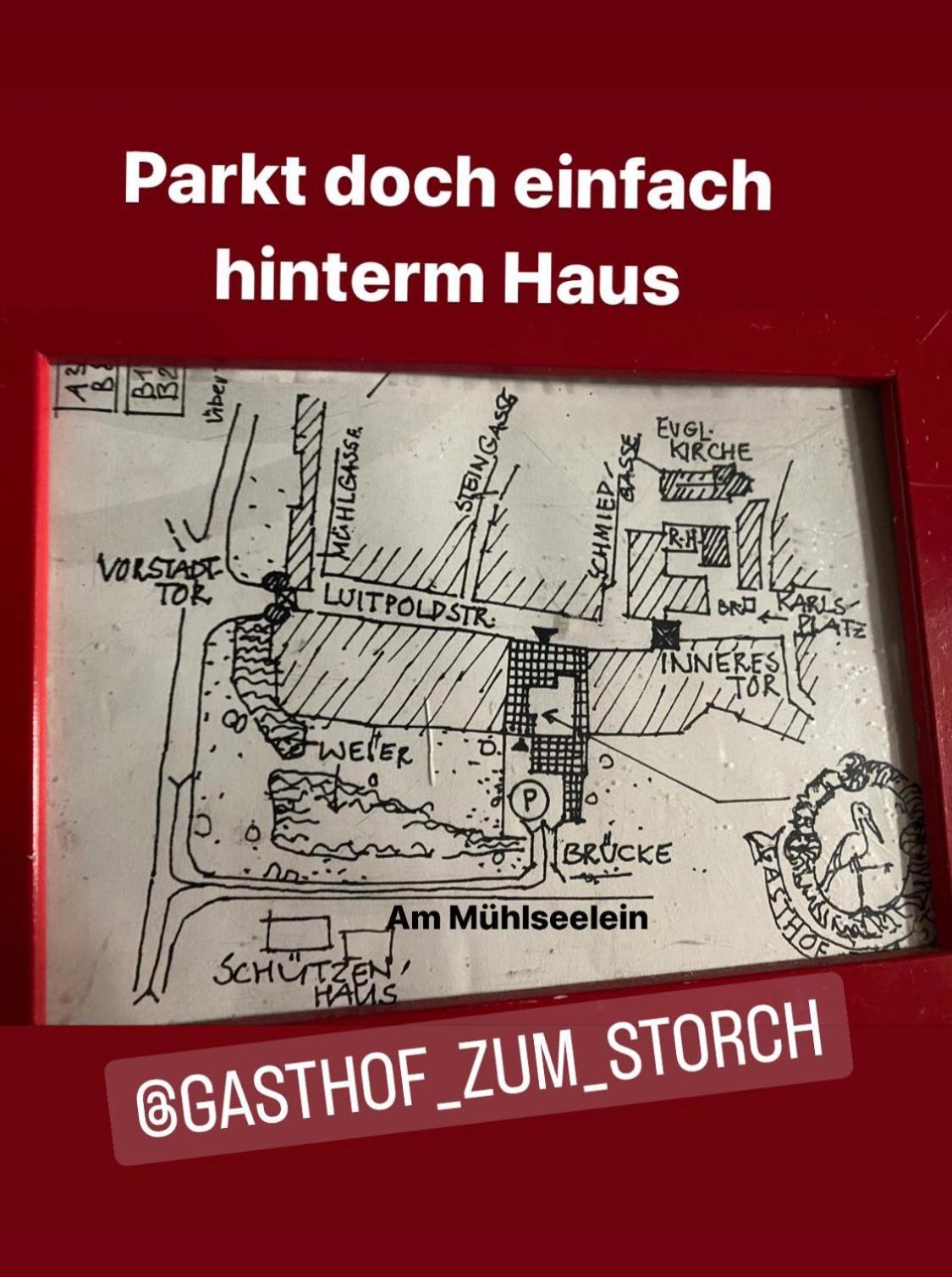 Gasthof Zum Storch Prichsenstadt Zewnętrze zdjęcie