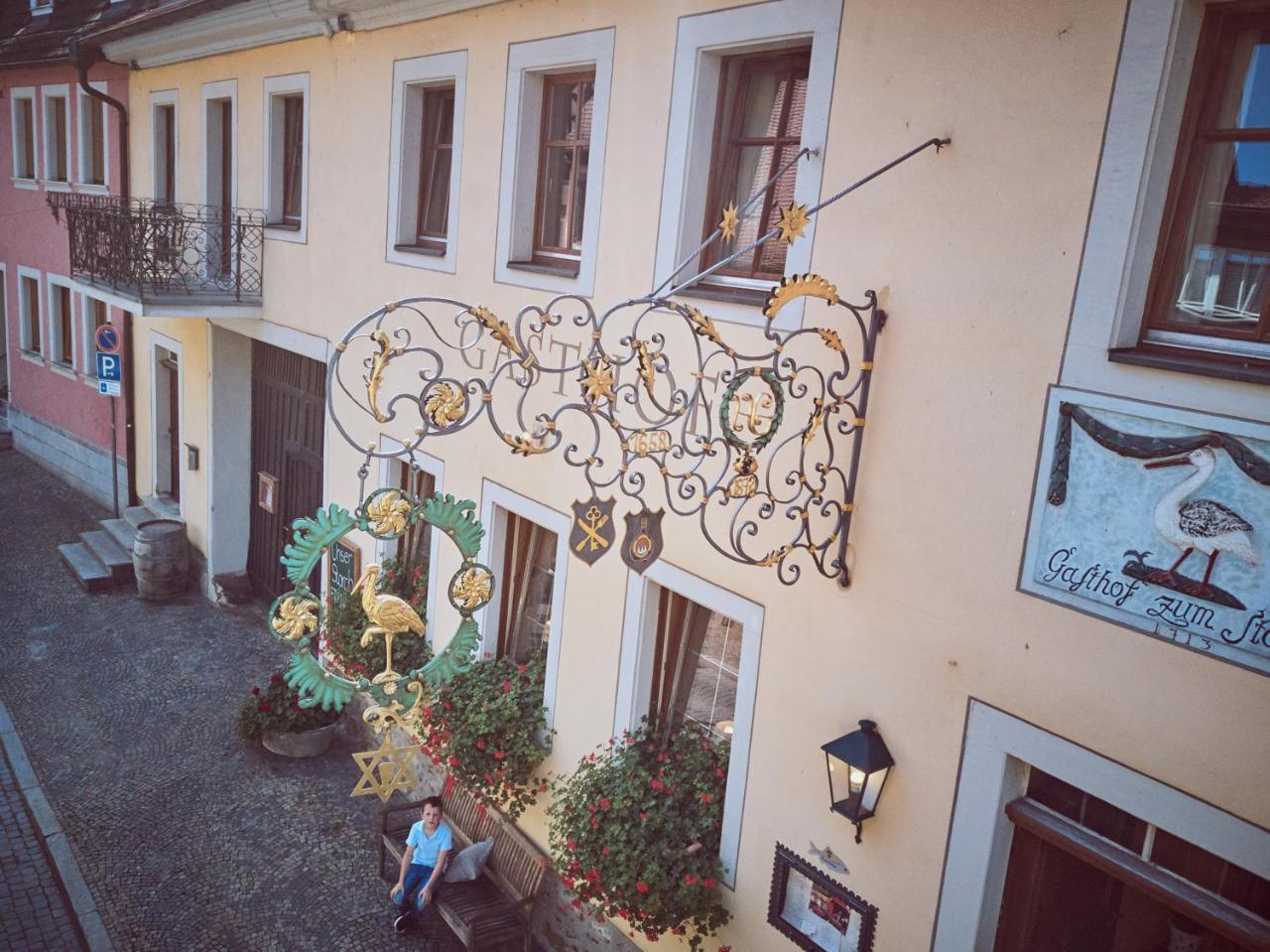 Gasthof Zum Storch Prichsenstadt Zewnętrze zdjęcie